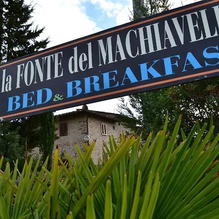 B&B La Fonte Del Machiavelli Country house